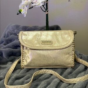 Madden Girl Gold Crossbody Bag